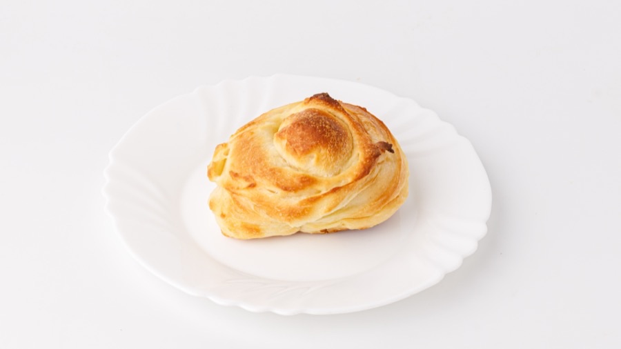 Apfelzimtschnecke der Bäckerei Siebert, frisch aus der Konditorei